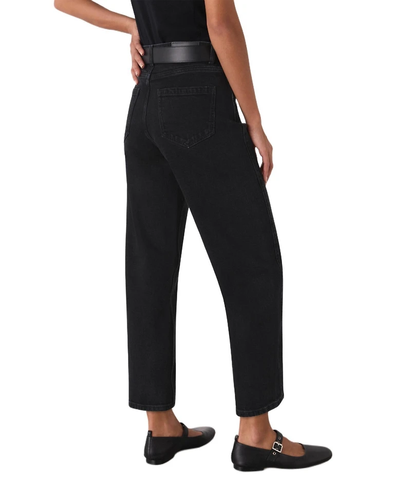 Whistles Women's High Waist Barrel Jeans