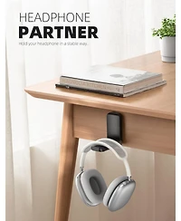 Lamicall Headphone Stand, Sticky Headset Hanger