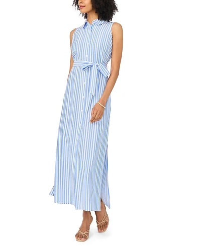 Vince Camuto Women's Sleeveless Button-Up Maxi Dress