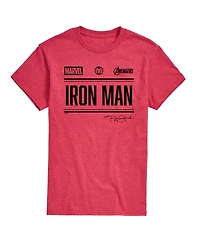 Airwaves Men's Iron Man Sporty Short Sleeve Graphic T-Shirt