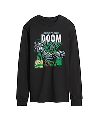Airwaves Men's Fantastic Four Marvel Comics Dr. Doom Long-Sleeve Graphic T-Shirt