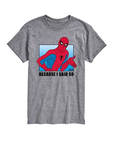 Airwaves Men's Spider-Man Because Said So Short-Sleeve Graphic T-Shirt