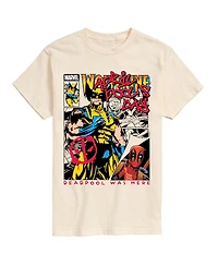 Airwaves Men's Deadpool April Pool's Day Comic Short-Sleeve Graphic T-Shirt