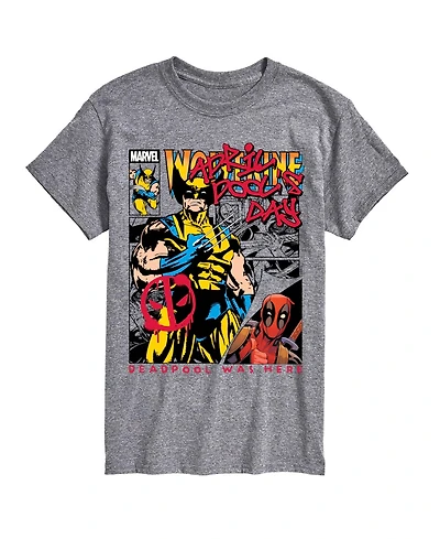 Airwaves Men's Deadpool April Pool's Day Comic Short-Sleeve Graphic T-Shirt