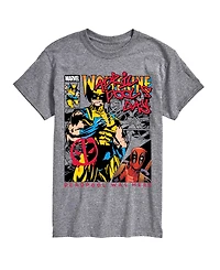 Airwaves Men's Deadpool April Pool's Day Comic Short-Sleeve Graphic T-Shirt