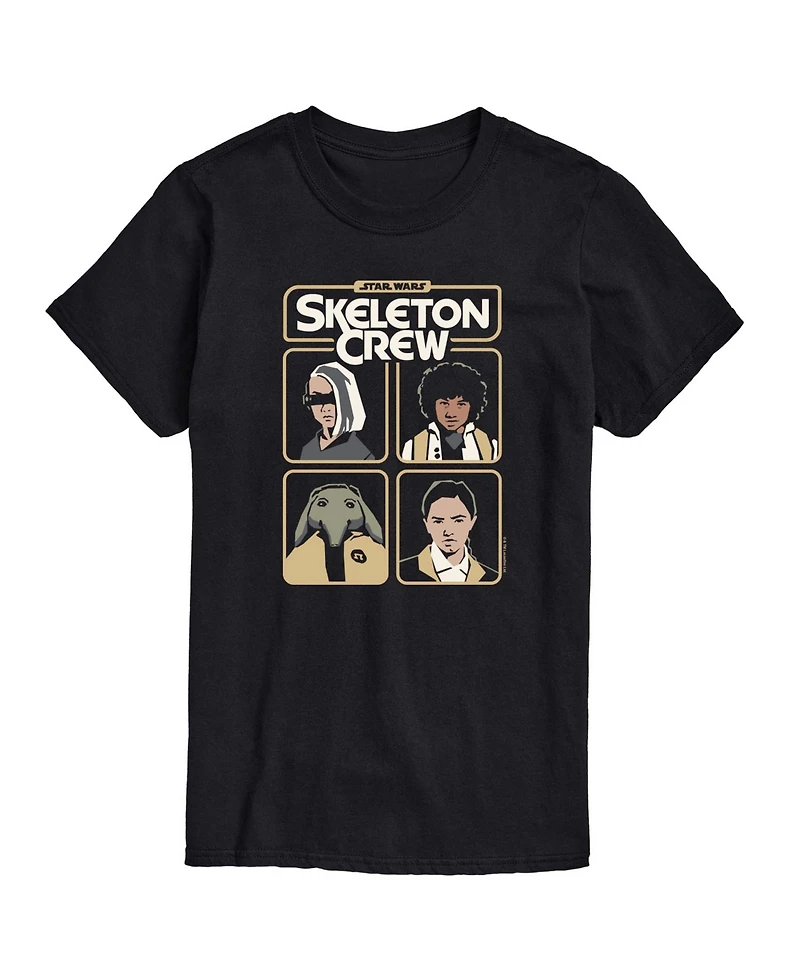Airwaves Men's Skeleton Crew Grid Short-Sleeve Graphic T-Shirt
