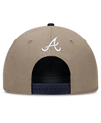 Nike Men's Khaki Atlanta Braves Father's Day Rope Rise Adjustable Hat