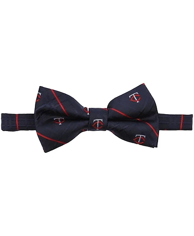 Eagles Wings Men's Navy Minnesota Twins Oxford Bow Tie