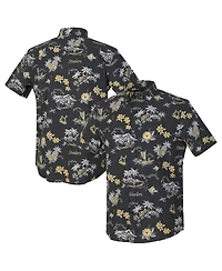 Reyn Spooner Men's Black Pittsburgh Steelers Throwback Kekai Performance Button-Down Shirt