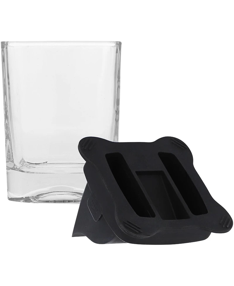 Indigo Falls Miami Hurricanes 10oz. Ice Wedge Glass