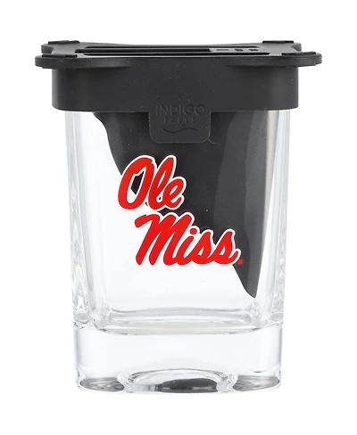 Indigo Falls Ole Miss Rebels 10oz. Ice Wedge Glass
