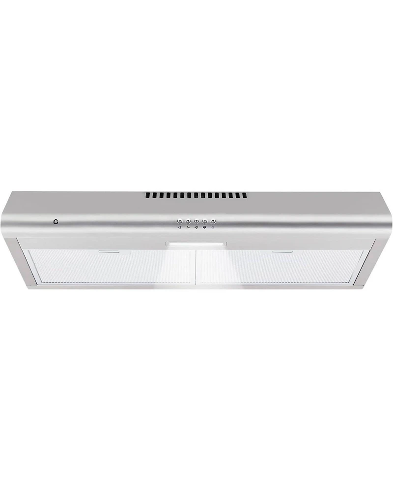 Xo 30 Inch 750 Cfm Stainless Steel Under Cabinet Range Hood, Ducted/ Ductless Kitchen Vent Hood
