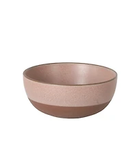 Gibson Home William Crest 4 Piece Cereal Bowl Set, 6.25 inch Round Stoneware Reactive Bowls, Soup, Dessert & Snack Bowls