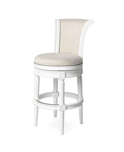 Maven Lane 31" Pullman Bar Stool Finish with Faux Leather