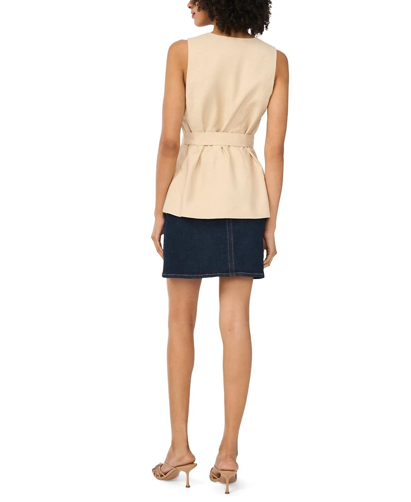 Vince Camuto Women's Sleeveless V-Neck Vest Top