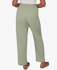 Alfred Dunner Petite Indigo Girls Sage Twill Pants