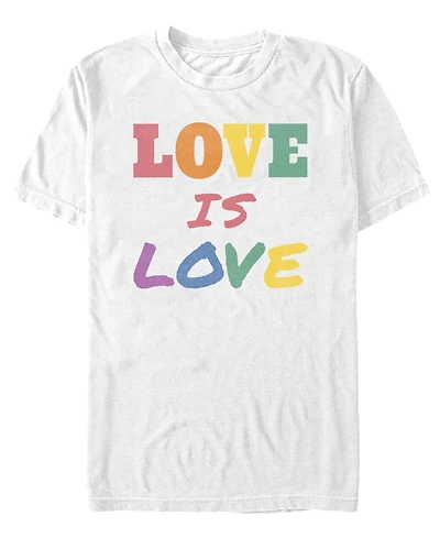 Design By Humans Men's Love Is Short-Sleeve T-Shirt