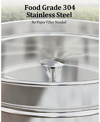 gaomon 14L Commercial Stainless Steel Coffee Urn for Weddings, Parties, Meeting Rooms, Outdoor Bar, Lounges