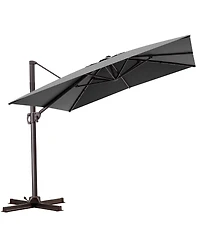 Pellebant Outdoor Patio 9X11FT Aluminum Cantilever Umbrella