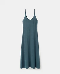 Mango Women's Knit Linen-Blend Dress