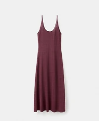 Mango Women's Knit Linen-Blend Dress