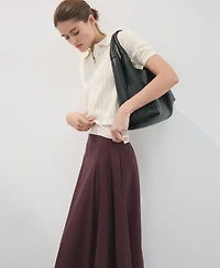 Mango Women's Flared Midi-Skirt
