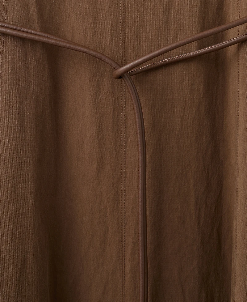 Mango Women's Belt Lyocell Dress