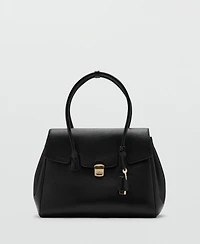 Mango Women's Medium City Flap Handbag