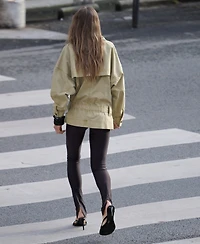 Mango Women's Belted Lapel Parka Coat