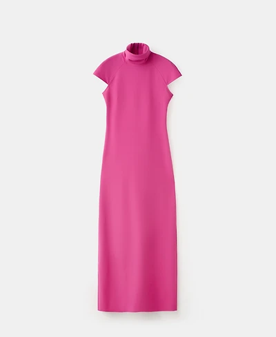 Mango Women's Open Back Long Dress