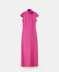 Mango Women's Open Back Long Dress