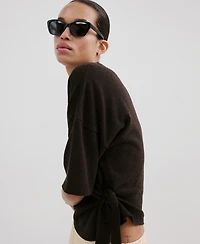 Mango Women's Bow Knit Sweater