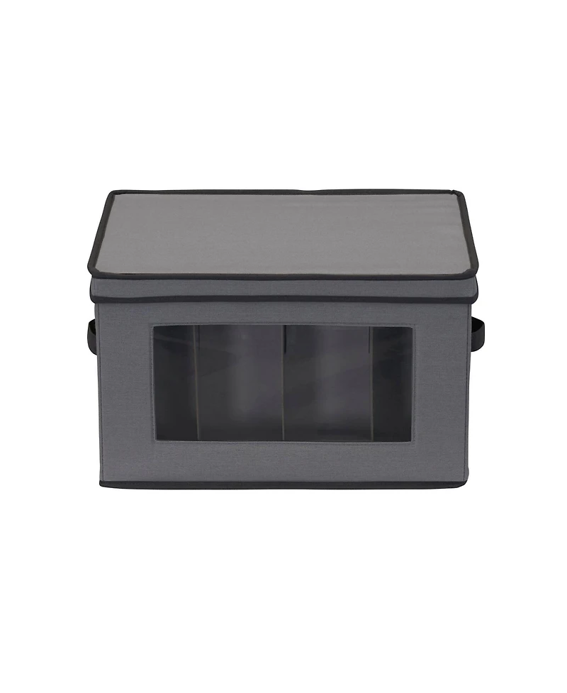Household Essentials Holiday Stemware Storage Box