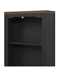 Streamdale Furniture Two-Piece Elegant Freestanding Tall Cabinet with Curved Shelving
