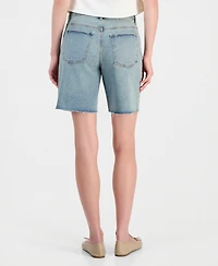 And Now This Women's Studded Raw-Hem Jean Shorts, Macy's Exclusive