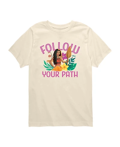 Moana Toddler Boys' 2T-5T Live Action Follow Your Path Short-Sleeve T-Shirt