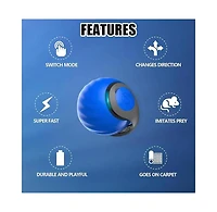 Aronkl Rechargeable Interactive Floppy Fish Cat Toy Tap-Activated 3 Flapping Modes Realistic Plush Kicker Toy for All Breeds
