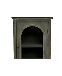 Streamdale Furniture Farmhouse Tall Narrow Storage Cabinet with 2 Drawers and 2 Doors