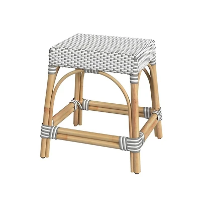 Butler Specialty Robias Rattan Rectangular 18" Dining Stool