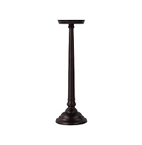 Butler Specialty Tilly 7 in. W Round All Metal Pedestal Base End Table