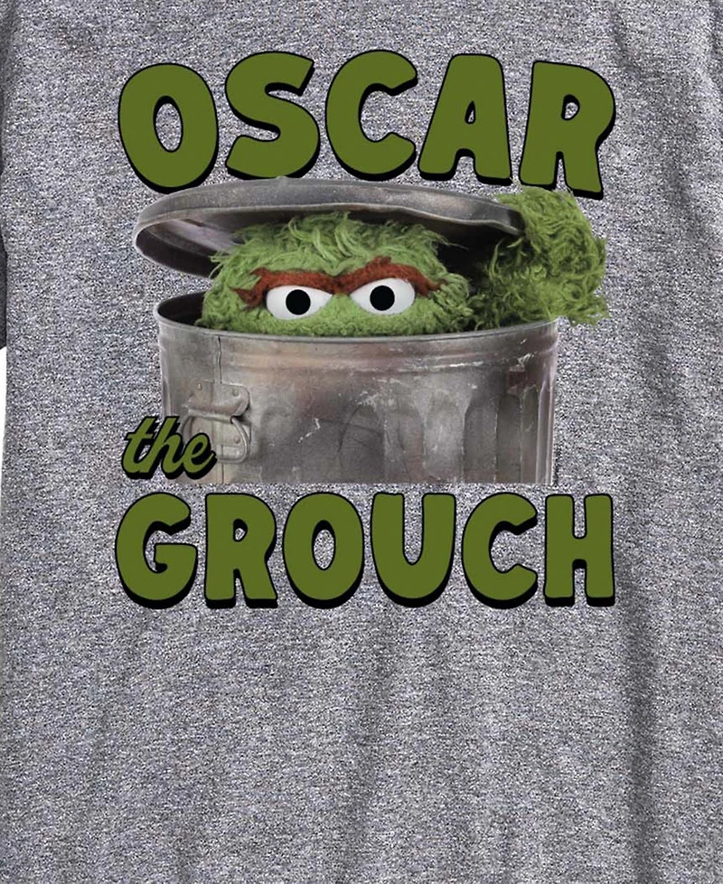 Airwaves Men's Sesame Street Oscar The Grouch Short-Sleeve Graphic T-Shirt