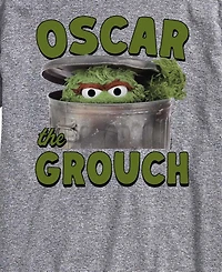 Airwaves Men's Sesame Street Oscar The Grouch Short-Sleeve Graphic T-Shirt