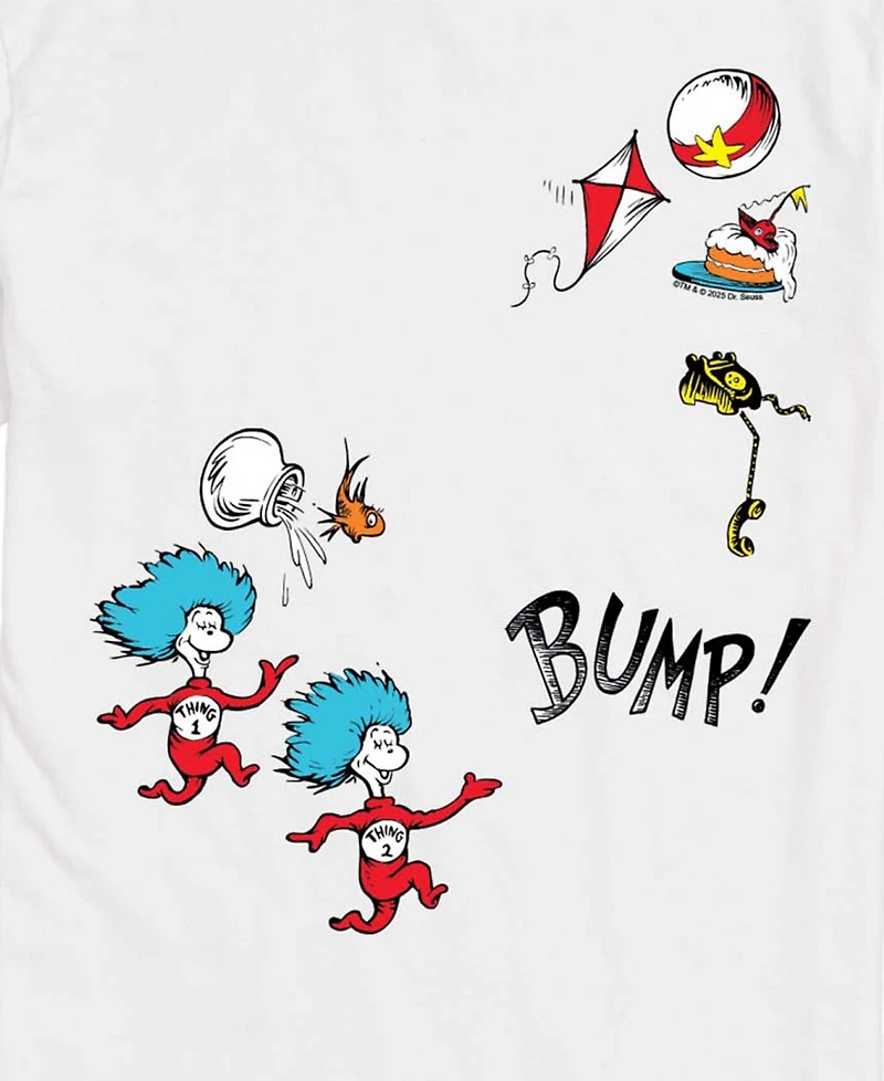 Airwaves Men's Dr. Seuss Thing And Fish Short-Sleeve Graphic T-Shirt
