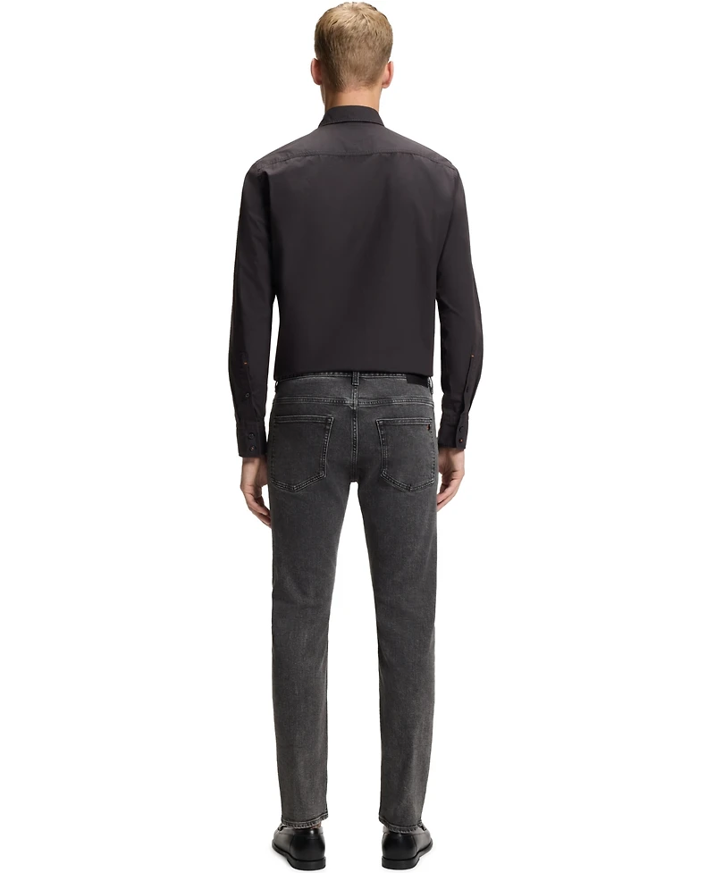 Boss by Hugo Boss Men's Stretch Denim Delaware Slim-Fit Jeans
