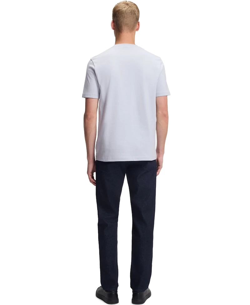 Boss by Hugo Boss Men's Logo Print Cotton-Jersey T-Shirt
