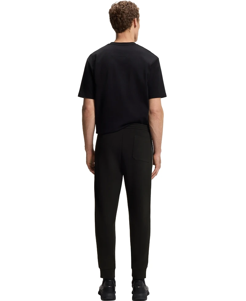 Boss by Hugo Men's Piped-Detail Cotton-Blend Tracksuit Bottom Pants