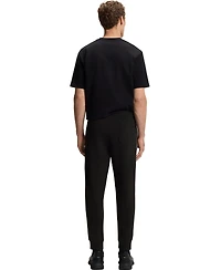 Boss by Hugo Men's Piped-Detail Cotton-Blend Tracksuit Bottom Pants