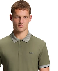Boss by Hugo Men's Stretch Cotton Moisture Management Paddy Polo Shirt