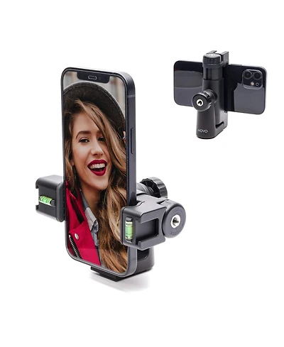 Movo P-3 Rotating Smartphone Tripod Mount with Vertical and Horizonal Positions