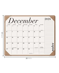 Gnuadz Desk Calendar 2026-2027 Desktop Mat Blotter